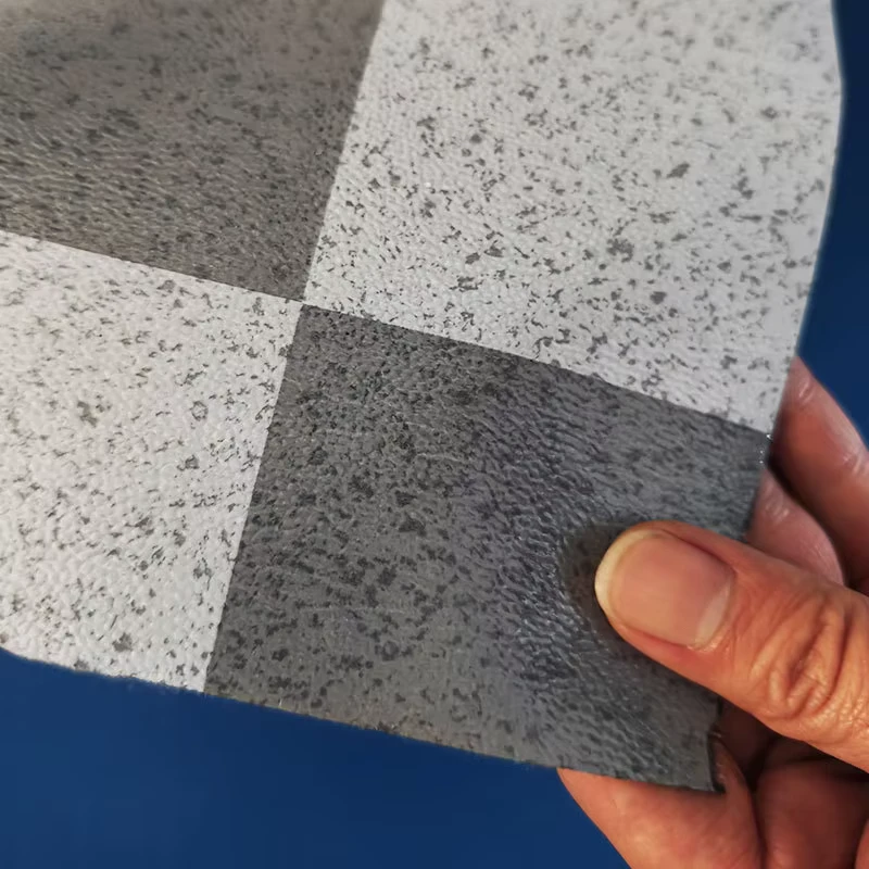 0.4mm Multi Colored PVC Vinyl Flooring Modern Waterproof Anti Slip Kitchen Direct Paving Adhesive Wear Resistant Mall Hotel
