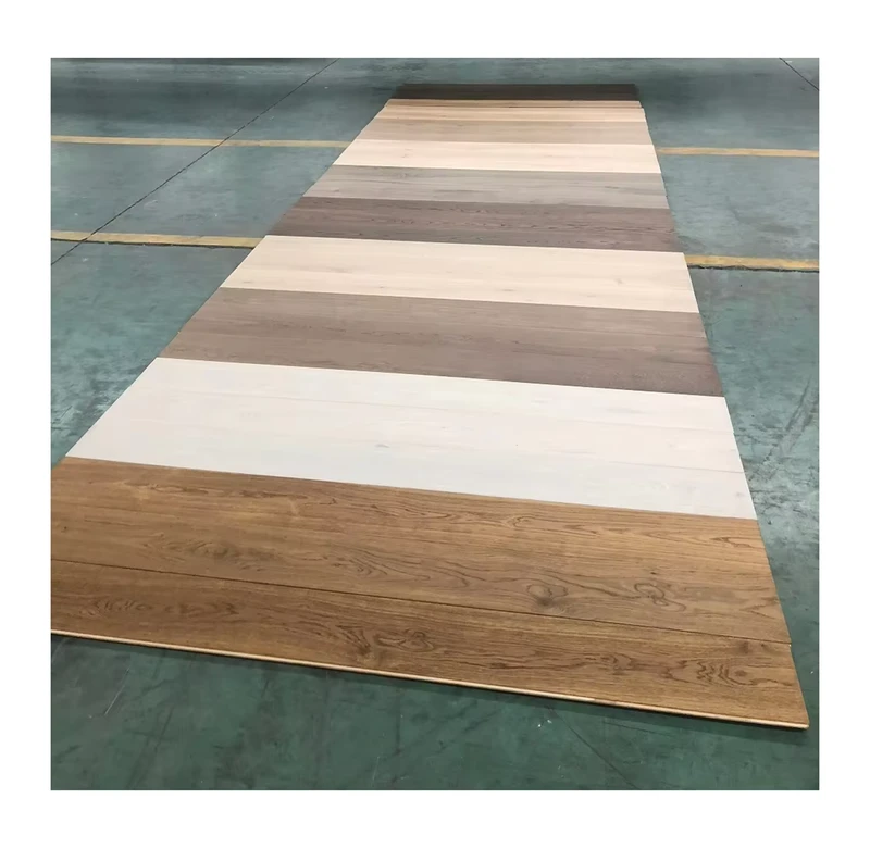100% European White Oak Engineered Wood Flooring Parquet Flooring for Living Room Indoor Use