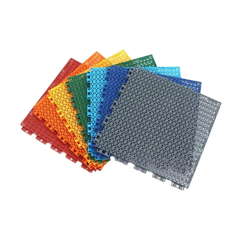 100% Polypropylene Suspended Sports Court Flooring Basketball and Playground Modern Design Plastic Flooring