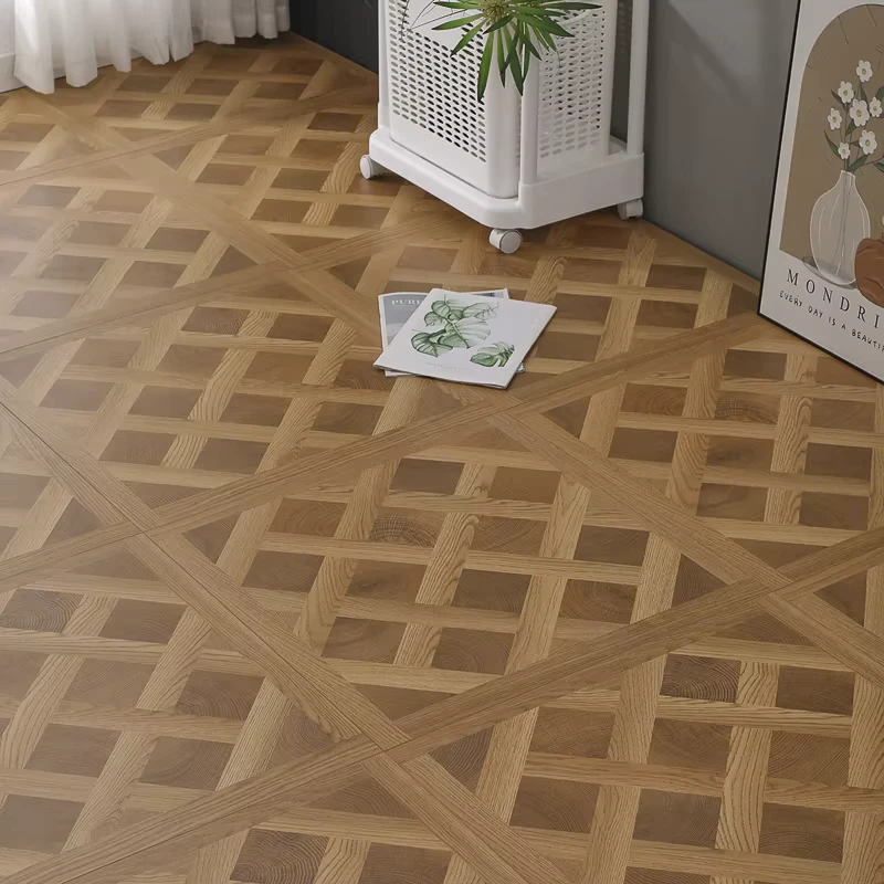 12mm AC3 T&G Lock Laminate Parquet Flooring MDF Core High Gloss Matte Finish Water Resistant Modern Design for Home Office