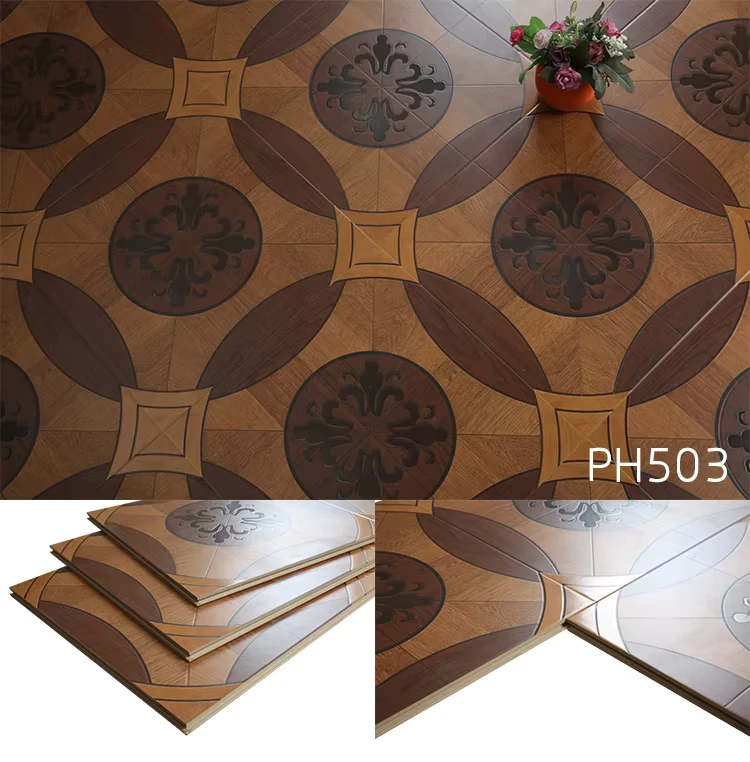 12mm High Quality Waterproof Art Parquet Laminate Flooring