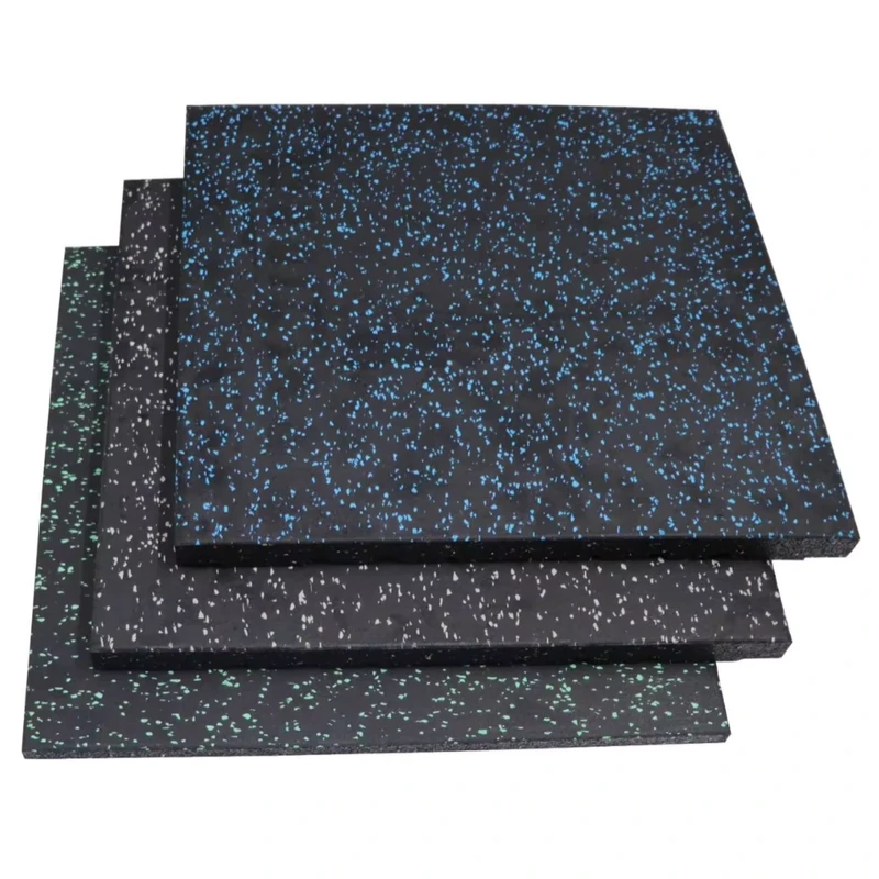 12mm Thick Gym Rubber Tile Shock Absorbing Anti Slip Wear Resistant Roll Floor Mat Soundproof Fitness Protective Flooring