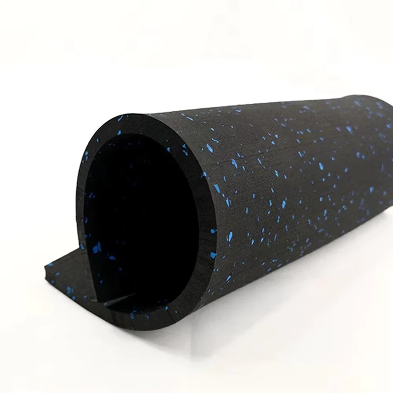 12mm Thick Indoor Gym Flooring Rolls EPDM Rubber Flooring Mat for Fitness