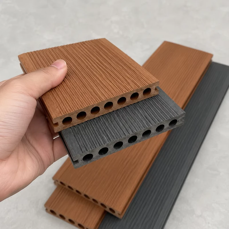 135x22mm Ipe Composite Decking Anti Slip Waterproof Wear Resistant Layer for Balcony Anti UV Eco Friendly
