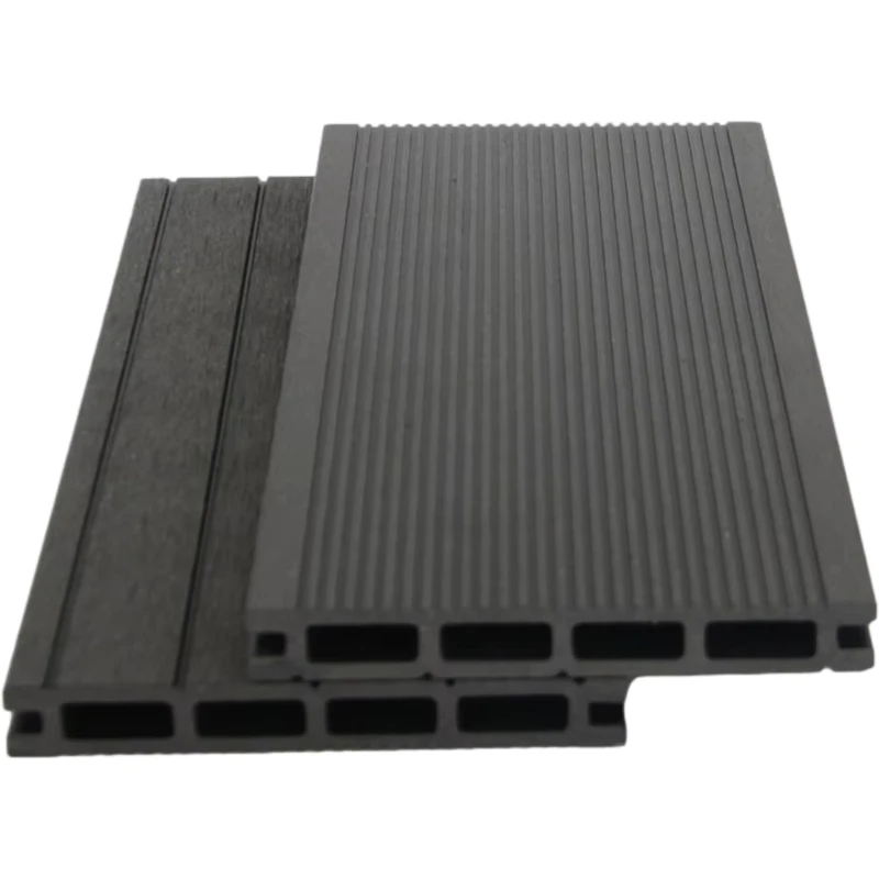 140*25mm Straight Groove WPC Decking UV Resistant Composite Deck Board