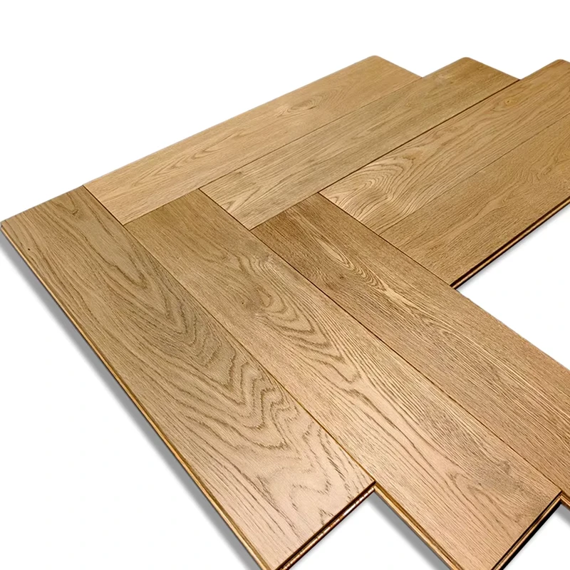 14mm Engineered Oak Wood Flooring Multi layer Construction Superior Stability Customizable Interior Outdoor Use Waterproof