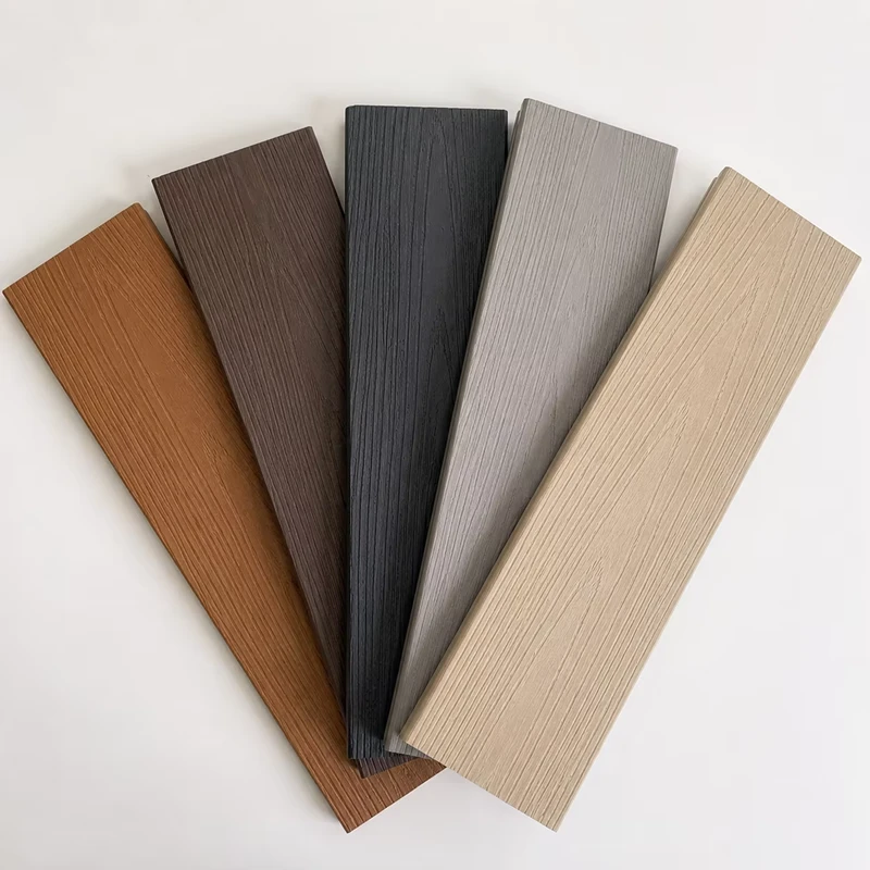 150x25mm 3D Wood Grain WPC Decking Co Extrusion for Exterior Patio Waterproof Anti Slip