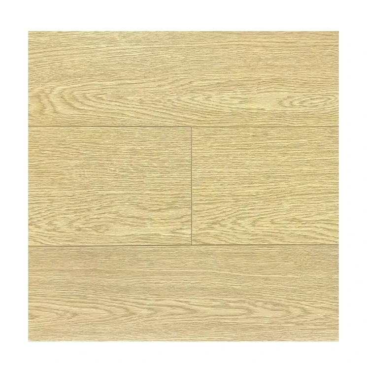 15mm Flat Natural Oak Engineered Wood Flooring Click Installation Scratch Resistant with Brushed Technics