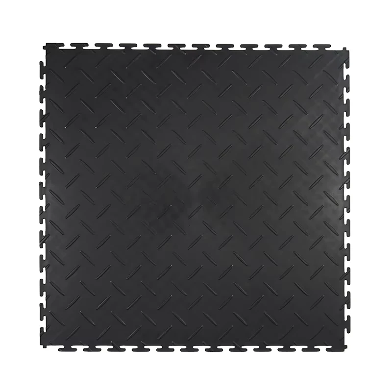 18 Mm Thickness Anti Slip Interlocking PVC Garage Floor Mat Modular Plastic Floor Tiles