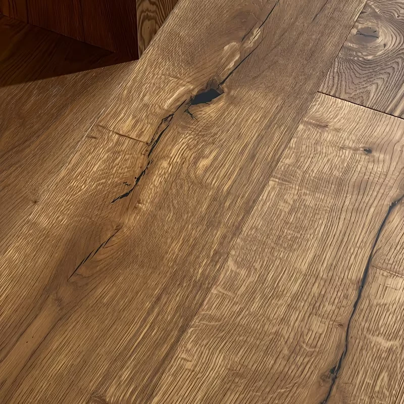 190mm Wide Plank European Oak Engineered Wood Hardwood Flooring With Brush Surface Matt Finishing Thickness 14mm/15mm