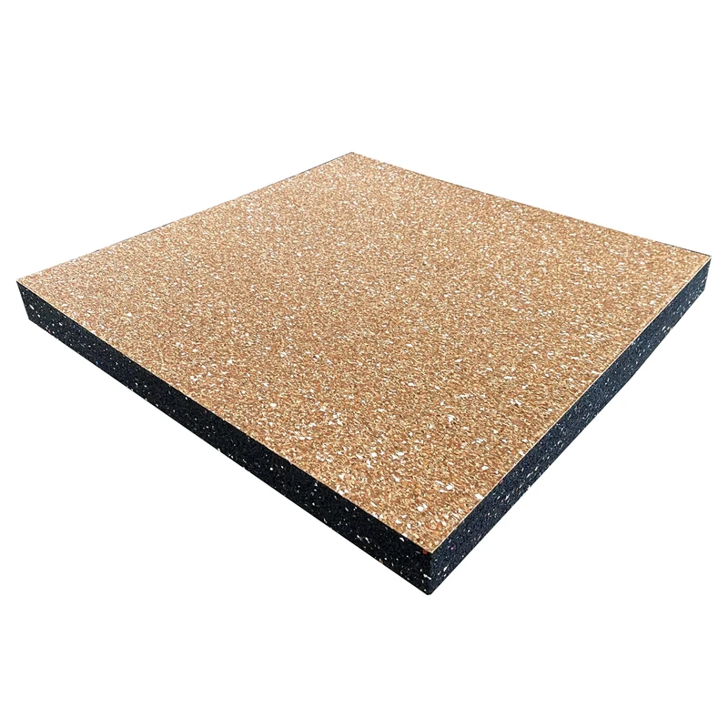 20mm 25mm Sports Indoor Fitness Floor Recycled Commercial Rubber Flooring Tiles Protective Gym Floor Mat