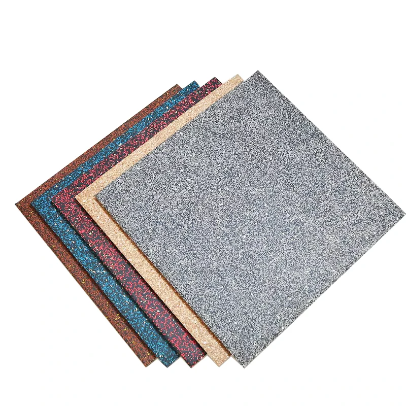 20mm Thick High quality Gym Rubber Flooring Easy to Clean Rubber Tiles Gym Rubber Mats