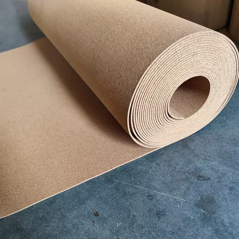 2mm 3mm 4mm Cork Pad Round Underlay Sound Insulation Engineered Laminated Wood Flooring Underlay