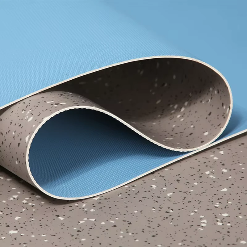 2mm Homogeneous PVC Linoleum Roll Flooring Plain Surface Vinyl for Hospital Dance Room Gym PVC Vinyl Floor Roll