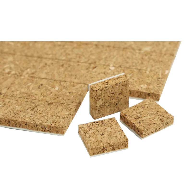2mm Specification Cork Mat Shock Proof 4+1 mm Thickness Cork Pad Foam Self Adsorption Cork Separator for Glass