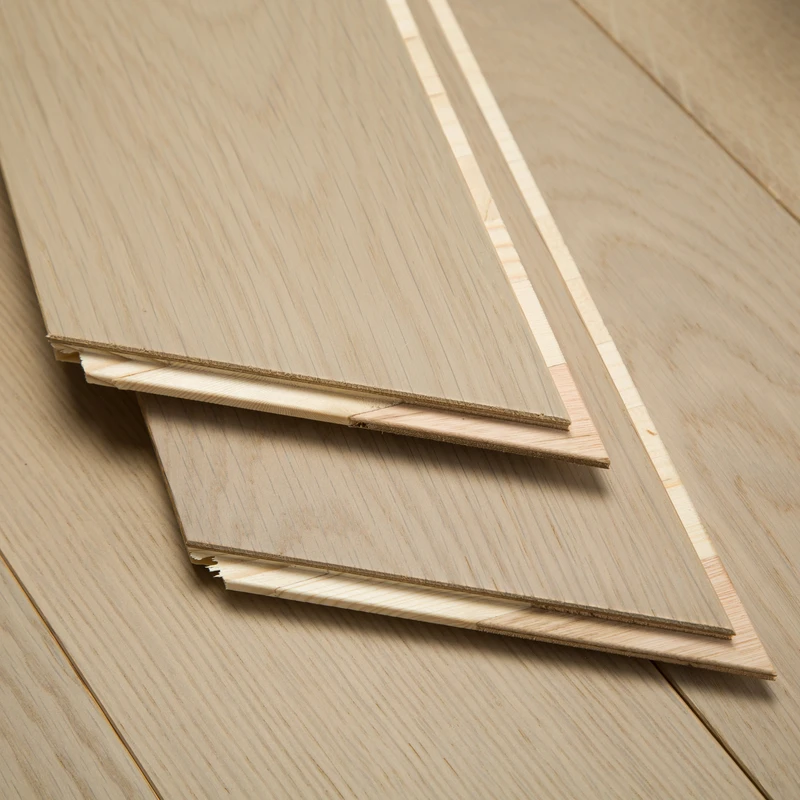 3 Layer European Oak Engineered Wood Flooring UV Cured Oil Surface Herringbone Pattern 15mm Thickness AB Grade Exterior Villa