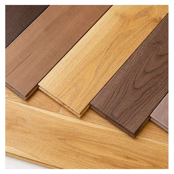 3 Layer White Oak Engineered Hardwood Flooring Click Modern Wire Brushed Surface 5 Year Warranty