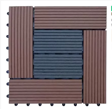 30×30 Composite Wooden Floor Tiles Wooden Floor Deck Rubber Wpc Wood Floor Decking