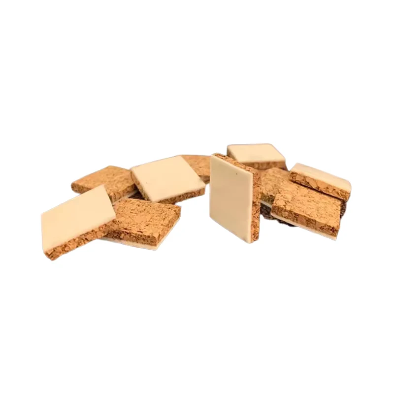 3+1*18*18mm Cork Pads PVC Foam Cork Spacers Pads Used Insulating Glass Cork With Cling Foam
