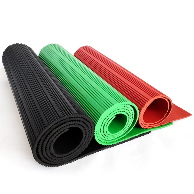 35kV High Voltage Insulated Rubber Mat Anti slip Insulation Sheet for Distribution Room Substation Electrical Safety Floor