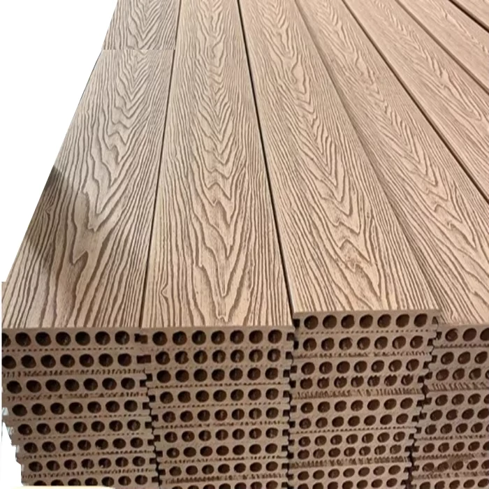 3D Deep Embossed Wood Plastic Composite Engineered Flooring Wpc Composite Decking Board Outdoor