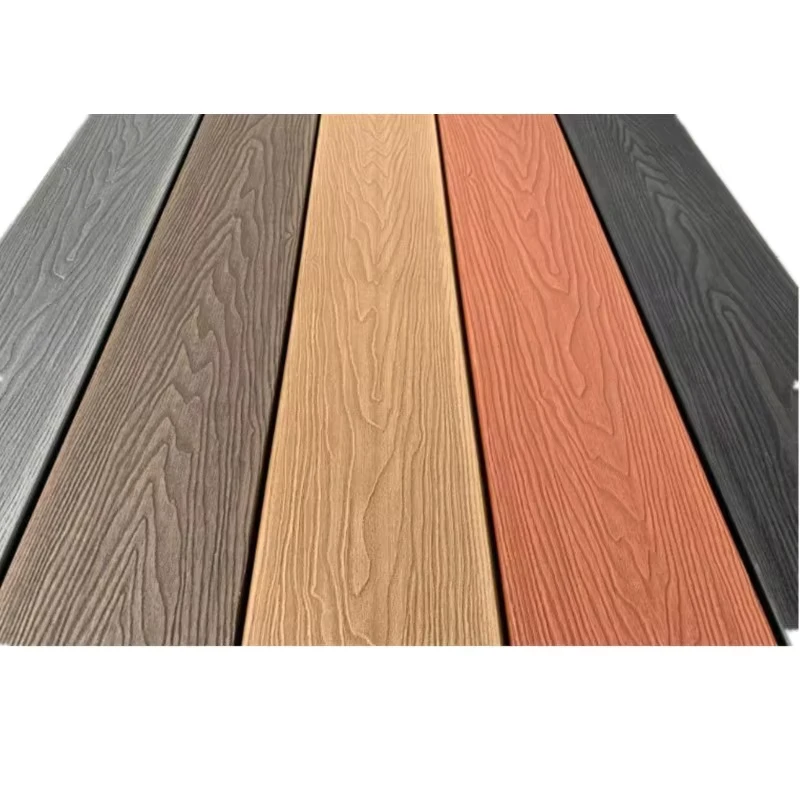 3D Embossed Wood Grain WPC Decking Patio Waterproof Flooring Timber Wood Flooring Outdoor Wood Plastic Composite Decking