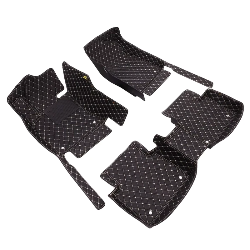 3D Leather Car Carpet All-Weather Protection Custom Car Floor Mats for 99% Vehicle