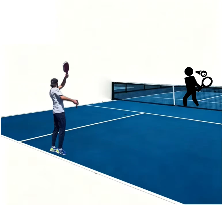3mm PVC Flooring Anti Slip Sports Flooring Roll for Pickleball Court High Performance Wear Resistant Indoor Tennis Court Mat