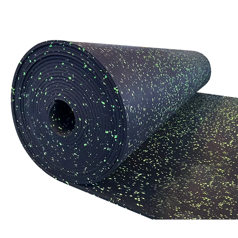 3mm Rubber Flooring Rolls Fitness Sports Protective EPDM Rubber Gym Roll Mat Rubber Carpet Roll