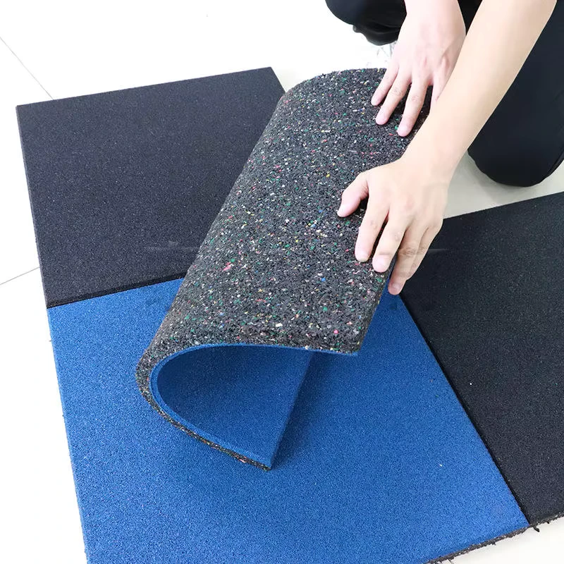 50*50cm 100*100cm EPDM Rubber Flooring Mats SBR OutdoorWaterproof Outdoor Playground Tiles for Kids Kindergarten