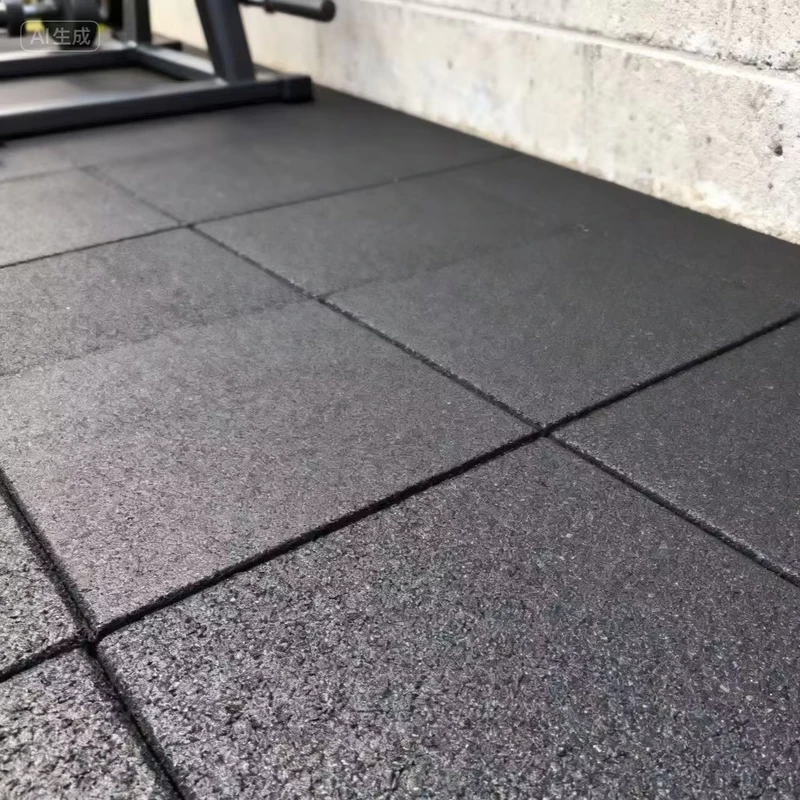 50mm Thickness Protective Durable High Quality Safety Non toxic Rubber Mats Gym Soundproof Flooring Tiles