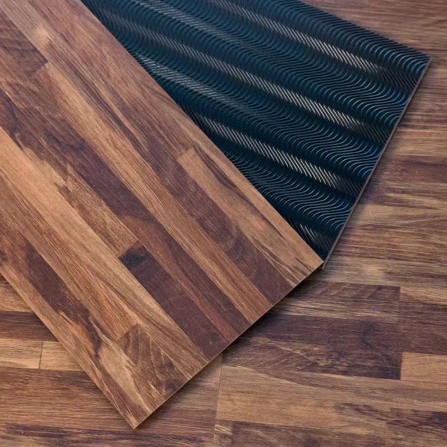 5mm LVT Loose Lay Floor Waterproof Fireproof Wooden Luxury Vinyl Plank Tile Plastic Indoor Flooring