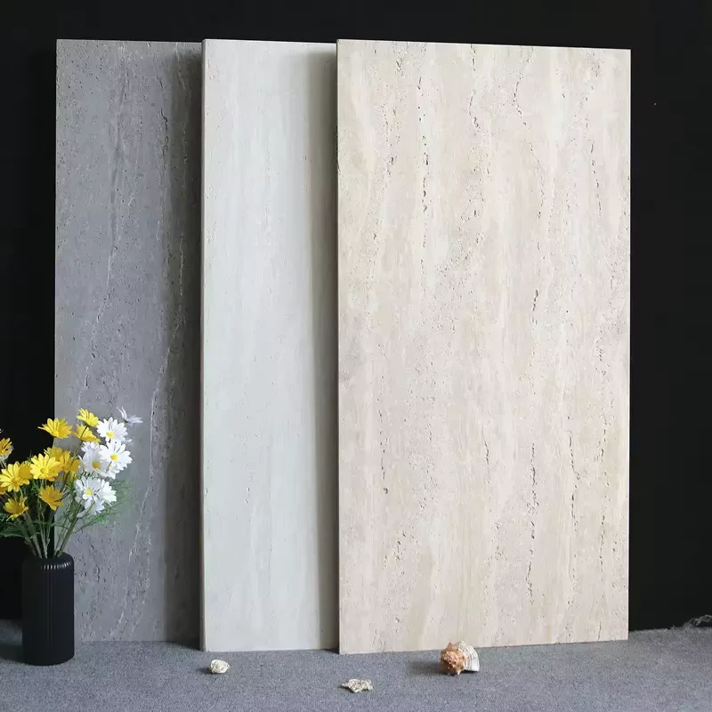 600X1200 Exterior Outdoor Wall Tile Porcelain Travertine Slab Flooring Tiles Project Travertine PaverTile
