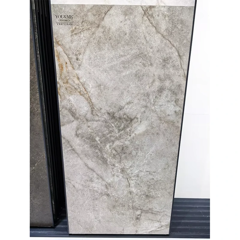 600×1200 mm Matte Finish Non Slip Stone Imitation Texture Porcelain Floor Tiles for Kitchen Living Room Apartment