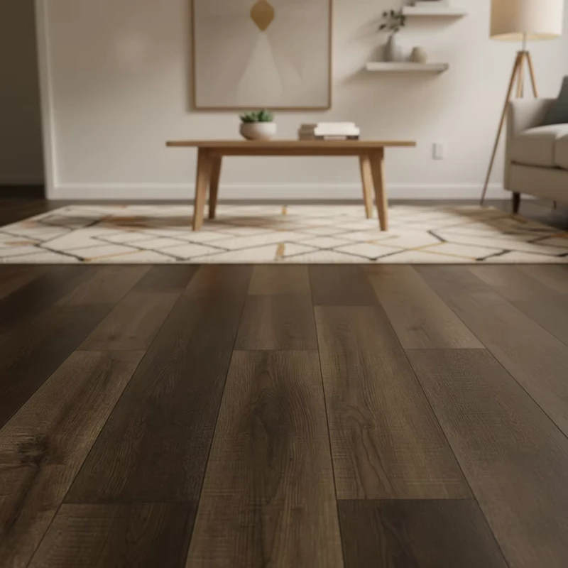 8-12mm Laminated Wood Flooring AC4 Wear Resistant Easy Click Installation Chinese Factory