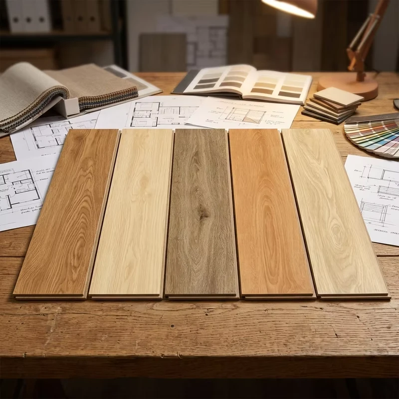 8mm 12mm AC4 Waterproof High Gloss Modern Click Laminate Flooring for Basement Bathroom Living Room HDF MDF Core Easy Install