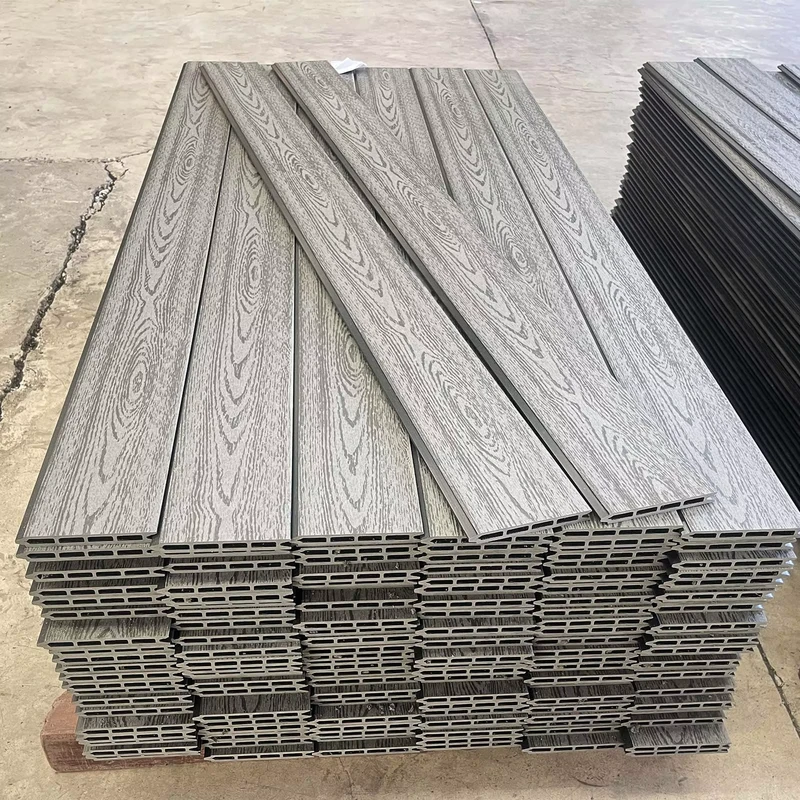 8mm Anti slip WPC Decking Boards for Outdoor Waterproof Swimming Pool Decking Solid Decking Board