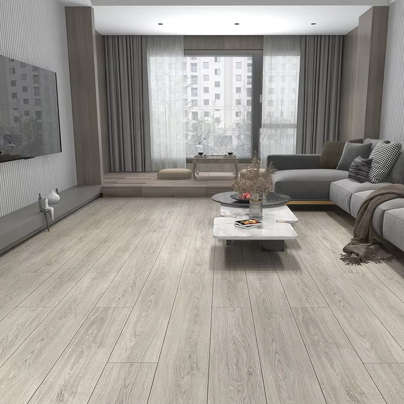 8mm SPC Flooring with 0.3 0.7mm Wear Resistance Can Be Paired with EVA IXPE or Cork Soundproof Pads for Home Commercial Spaces