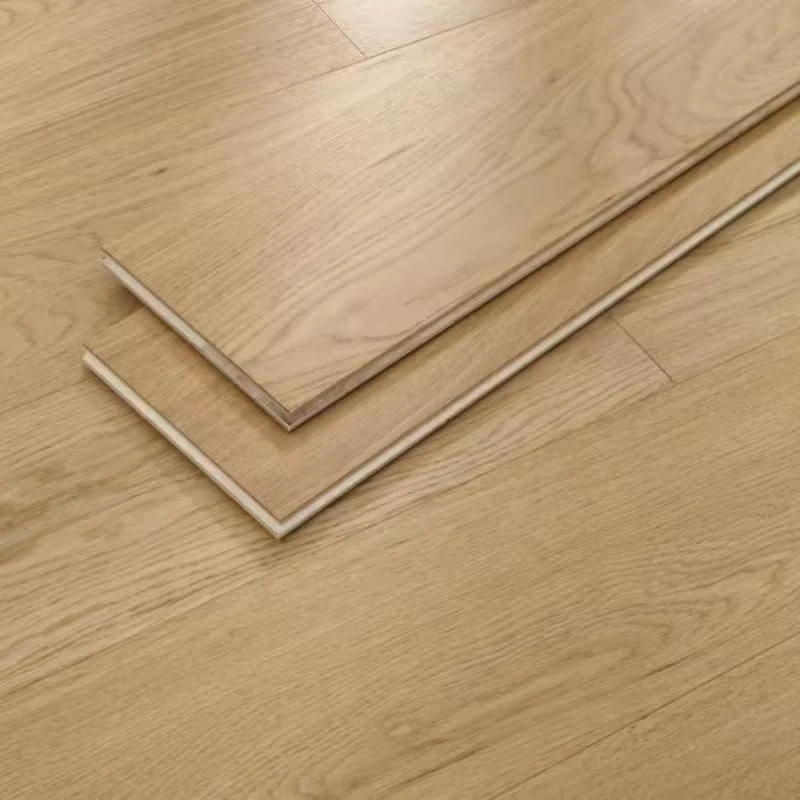 AB Grade Selected Knot free White Natural Oak Multi layer Solid Wood Composite Flooring Prime Wide Plank Engineered Wooden Floor