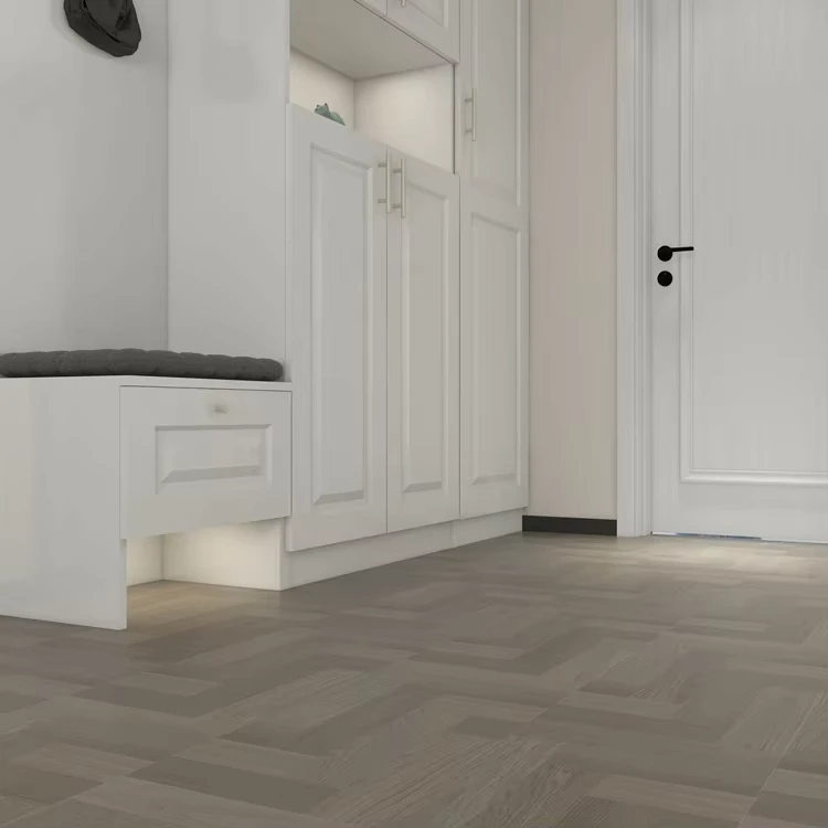 AC3 Grade Heavy Duty Modern Smooth HDF Laminate Flooring for Bathroom & Living Room Commercial Use China Manufacturer