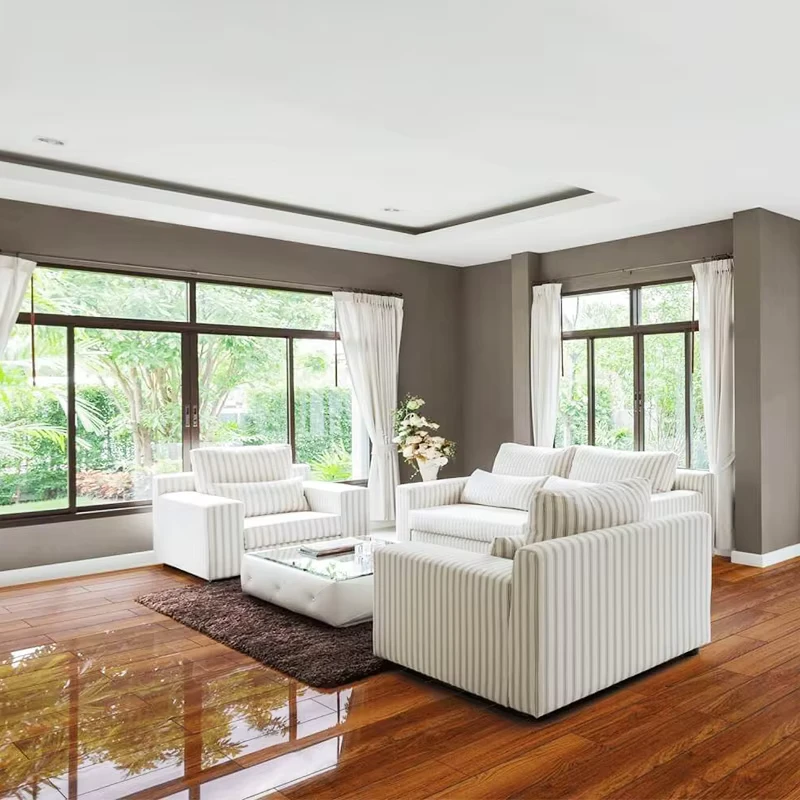 AC4 AC5 HDF White Core Waterproof Laminate Flooring Engineered Wood Flooring 8mm 12mm