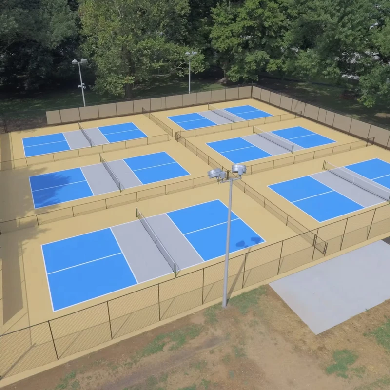 Acrylic Surface Sports Flooring Easy Installation Pickleball Flooring Acrylic for Outdoor Sports Court Pickleball Voleyball