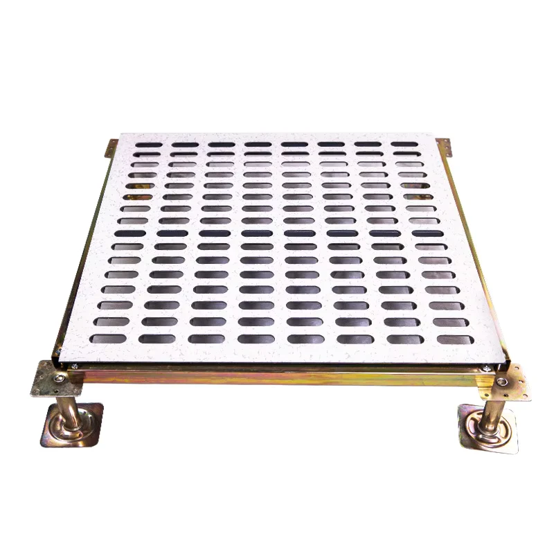 All Steel Anti Static Ventilated Overhead Floor Ventilation Rate 17% 20% 30% 40% Size 600*600 mm Airflow Raised Floor