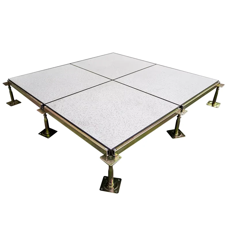 All Steel Anti static Elevated Flooring Strong Load bearing Fireproof Move and Dismantle Easily High Strength and Durability