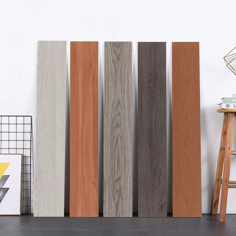 All porcelain Straight Edge 150x900mm Floor Tiles in Philippines Wood Look Ceramic Wooden Finish Ceramic Tiles