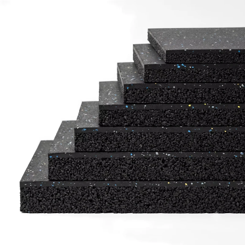 Anti Fatigue Re Rubber Sports Flooring Premium Quality Gym Tiles for Comfortable Workout Experience