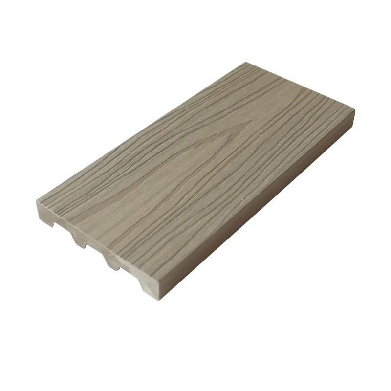 Anti Scratch Cherry Wood Flooring Grooving Wpc Flooring for Outdoor Usage Wpc Grey Engineered Wood Floors