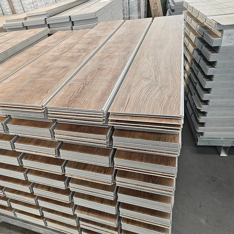 Anti Slip Engineered Spc Flooring Real Wood Veneer Indoor Vinyl Plank Flooring 5.5mm 7mm Spc Hybrid Flooring