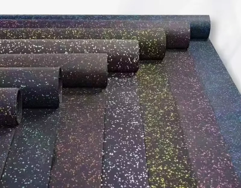 Anti Slip Indoor Gym 3-12 mm Thick EPDM Rubber Flooring Rolls Waterproof Rubber Safety Mats