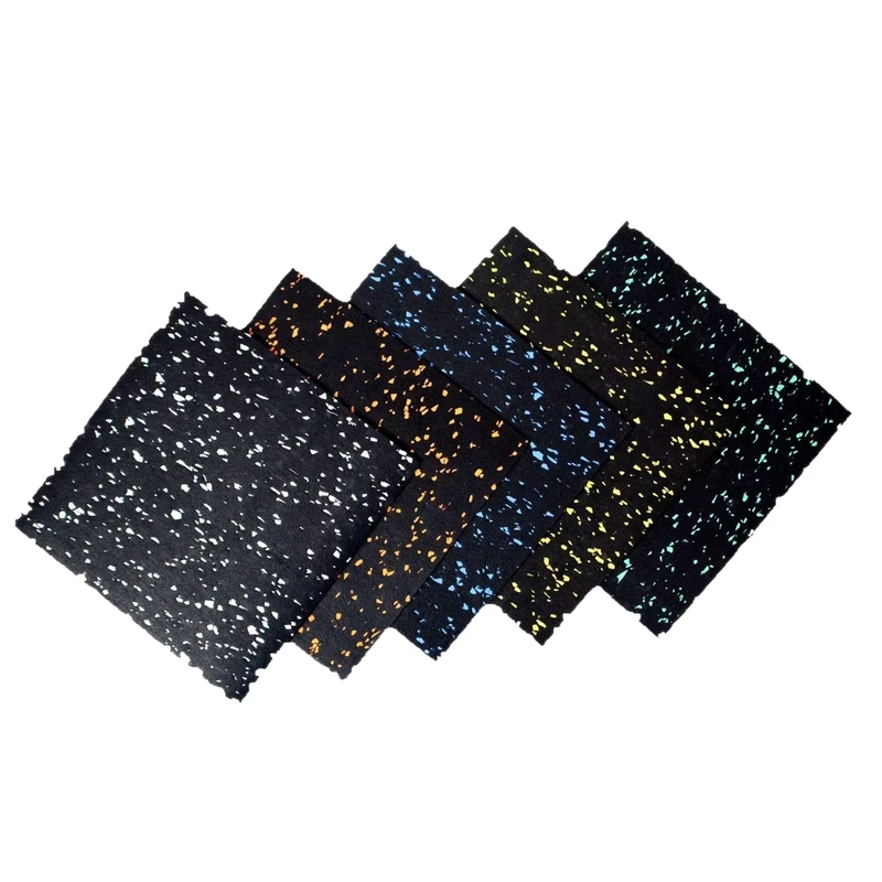 Anti Slip Rubber Flooring Mat Tiles Easy Click Installation for Gym Office or Garage Use